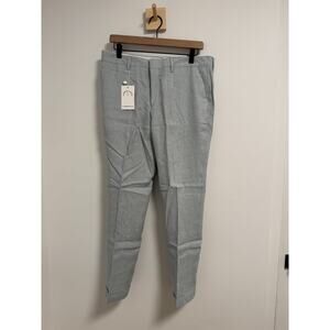 Kirrin Finch Grey Linen Pants Size 8 NWT